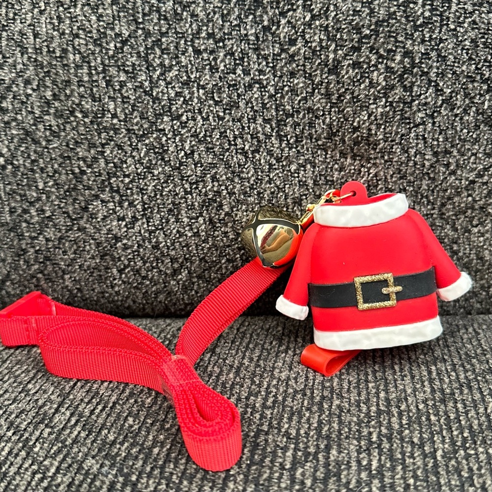 NWOT Bath and body works Santa Suit ID & Pocketbac Holder on Lanyard